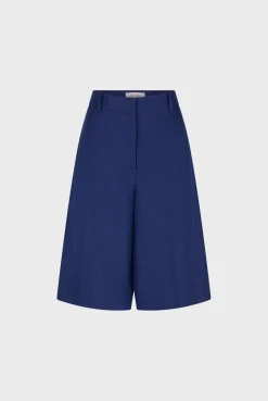 Bermuda De Tailleur En Lin Encre - Celenn