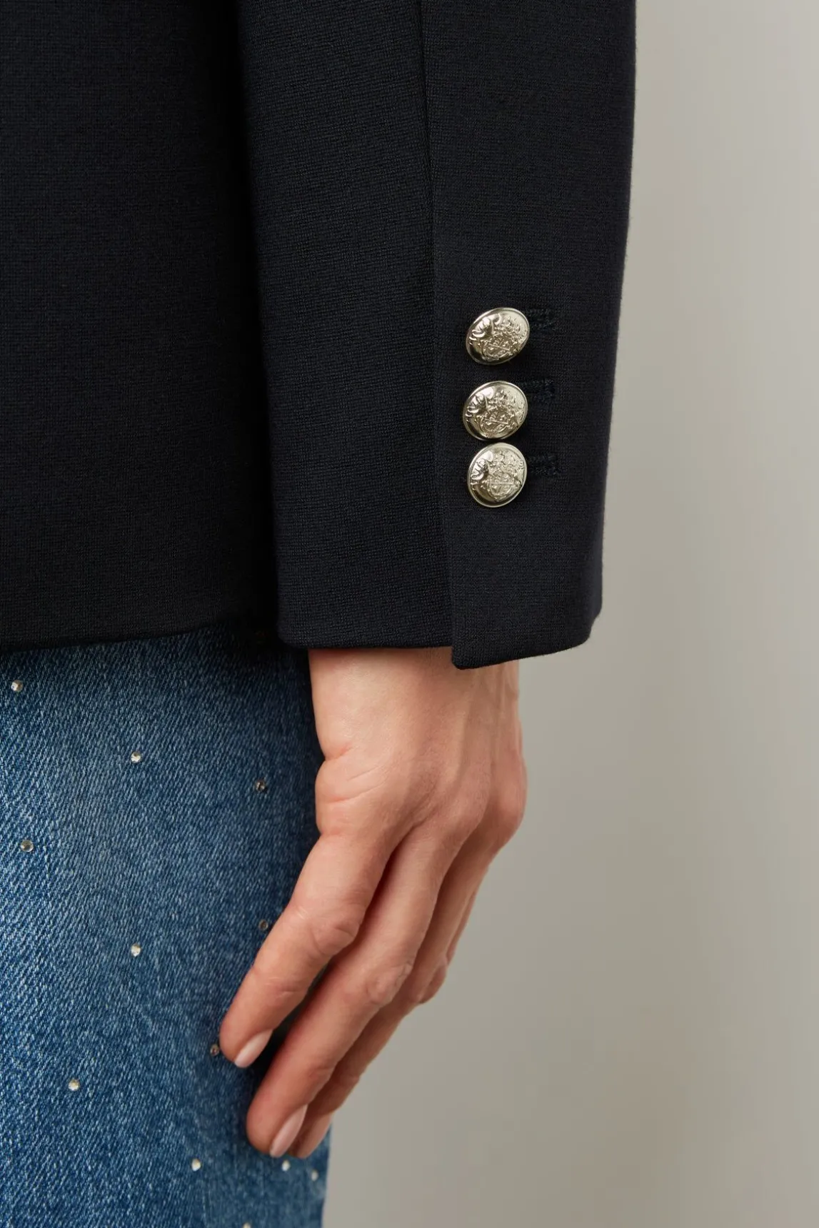 Blazer A Boutons Graves Marine - Buffy