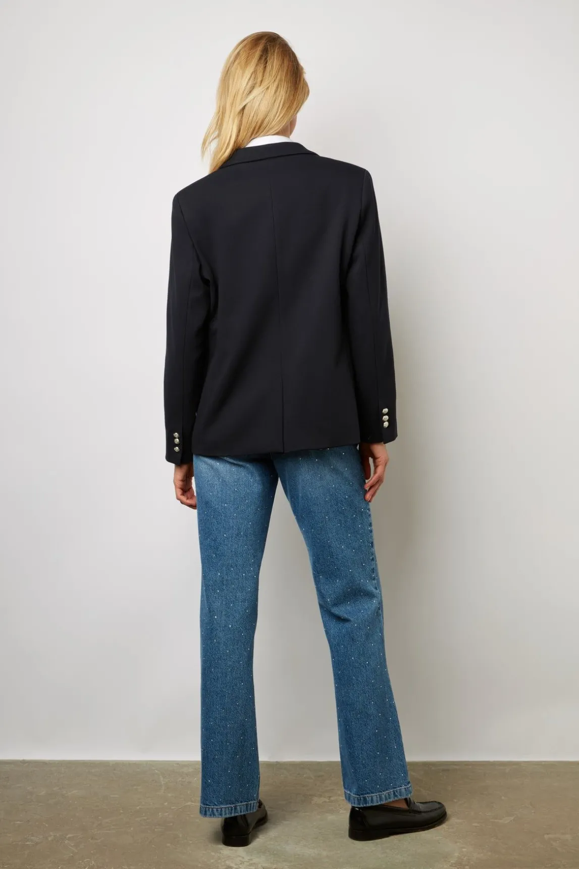 Blazer A Boutons Graves Marine - Buffy