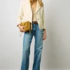 Blazer En Tweed Uni Ecru - Bailee