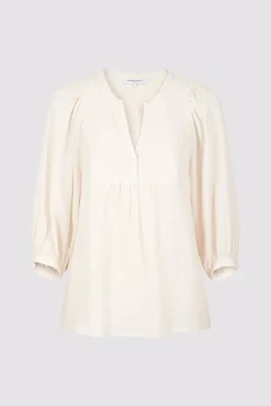 Blouse Avec Mini Perles Beige Rose - Amaia