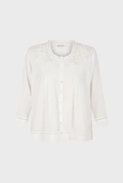 Blouse Brodee Blanc - Aaya