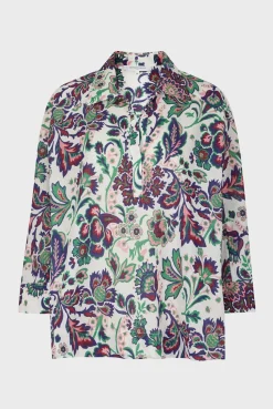 Blouse En Voile De Coton Ecru - Ameniss