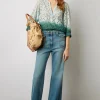 Blouse Tie And Dye Brodee Vert D'Eau - Alyff