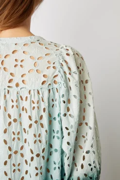 Blouse Tie And Dye Brodee Vert D'Eau - Alyff