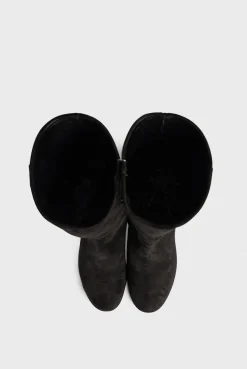 Bottes En Cuir Velours - Lizzie