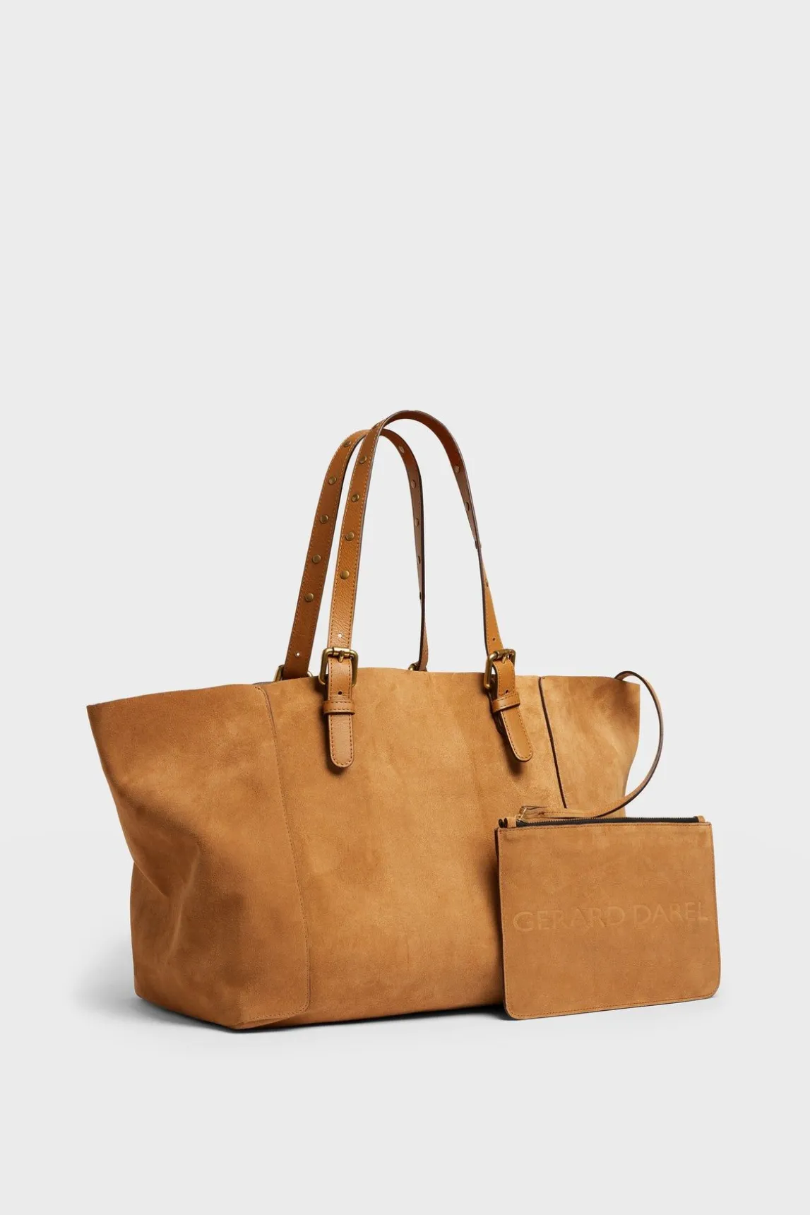 Cabas En Cuir Velours Femme Ble Simple Bag