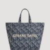 Cabas En Jacquard Marine - Lola