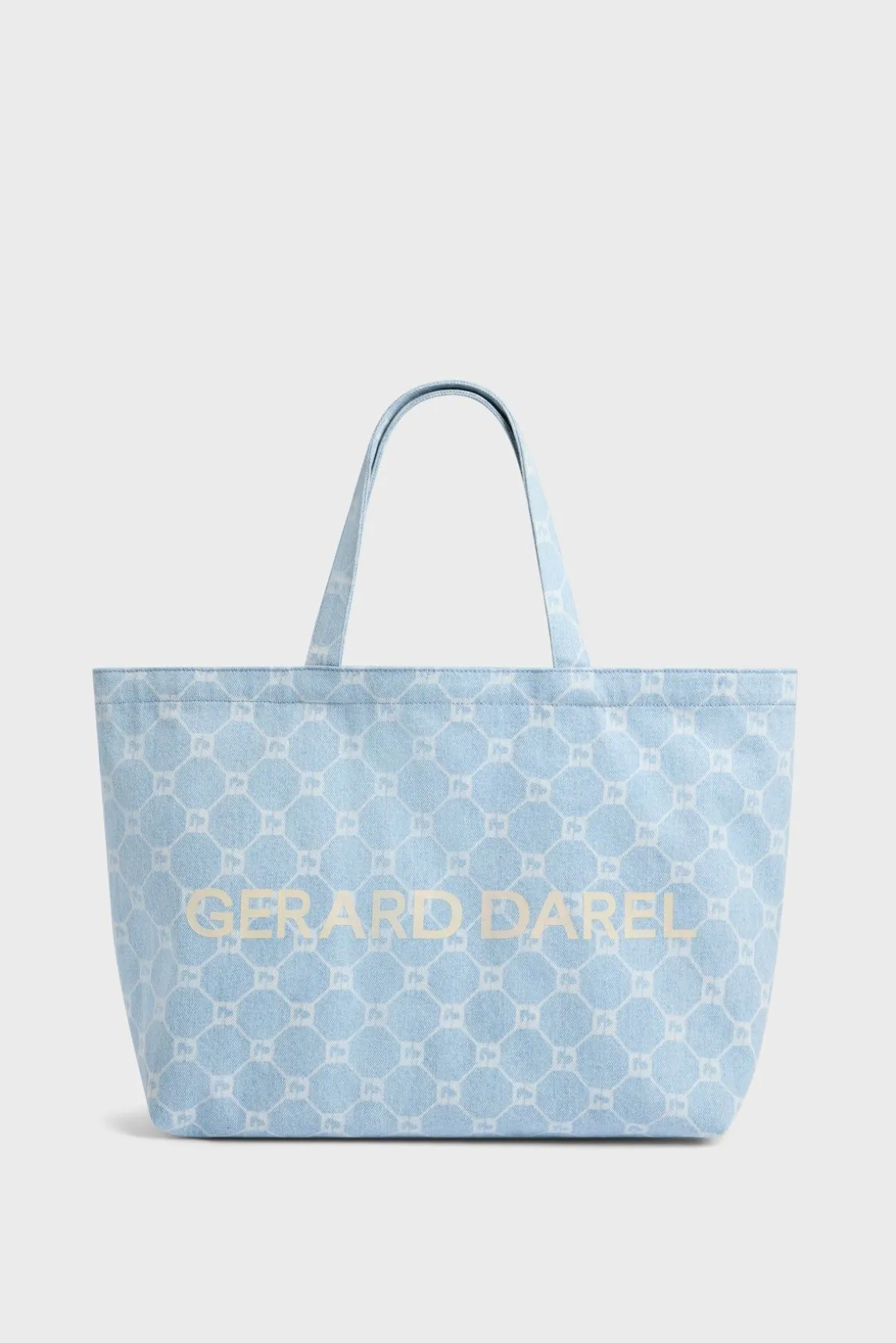 Cabas En Toile Denim Gd Bleu Ciel - Lolita