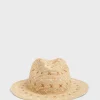 Chapeau A Motif Bicolore Naturel - Ophelie