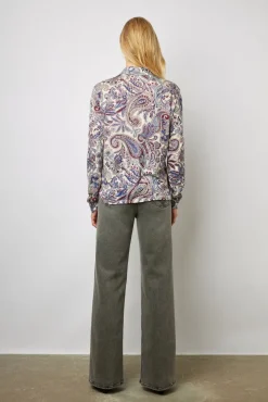 Chemise A Imprime Cachemire Ecru - Miray