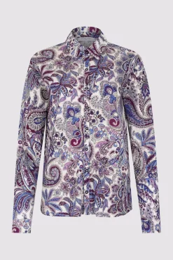 Chemise A Imprime Cachemire Ecru - Miray