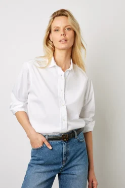 Chemise En Popeline De Coton Blanc - Clyde
