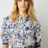 Chemise En Soie Melangee Naturel - Anouk
