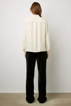 Chemise Fluide Unie - Colombe