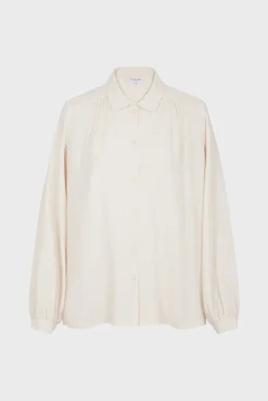 Chemise Fluide Unie - Colombe
