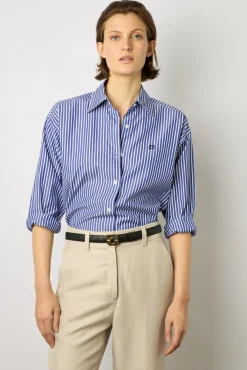 Chemise Rayee En Popeline Jeans - Armeny