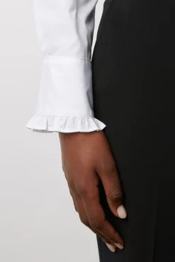 Chemise Romantique En Popeline - Chemise