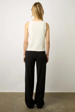 Debardeur En Microfibre Blanc - Lara