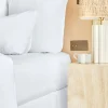 Drap Housse En Lin Lave - Blanc