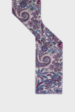 Foulard Motif Cachemire Naturel - Precilia