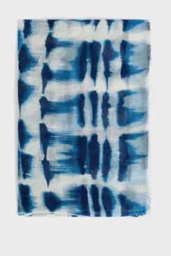 Foulard Tie And Dye Indigo - Patricie