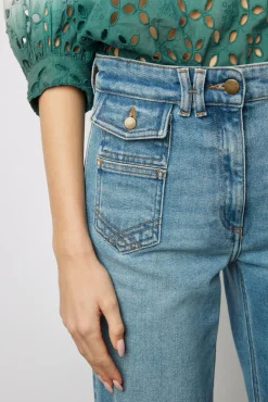 Jean Flare -Anna Femme Bleu Jean Flare -Anna