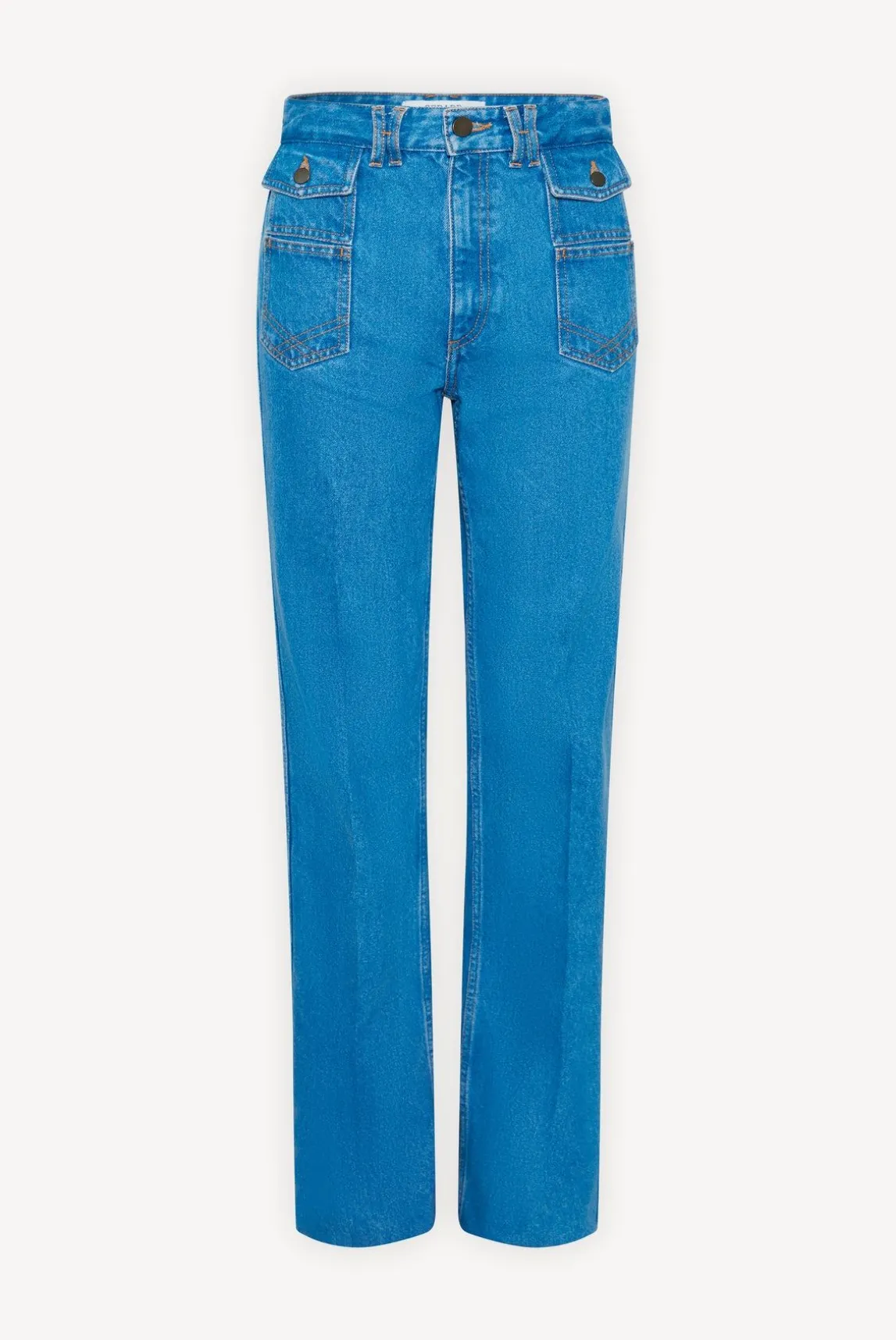 Jean Taille Haute En Coton Jeans - Ava