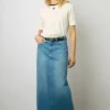 Jupe Longue En Denim Jeans - Dona