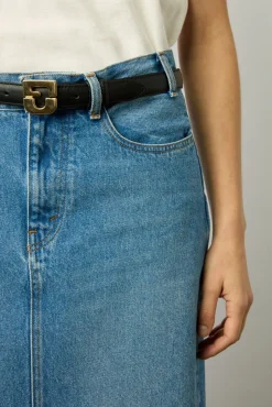 Jupe Longue En Denim Jeans - Dona