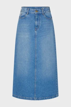 Jupe Longue En Denim Jeans - Dona