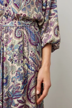 Jupe Midi Imprime Cachemire Naturel - Daffy