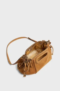 Mini Sac En Cuir Velours Femme Ble Mini Dany