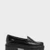 Mocassins En Cuir A Semelle Crantee - Emmy