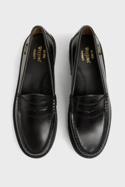 Mocassins En Cuir A Semelle Crantee - Emmy
