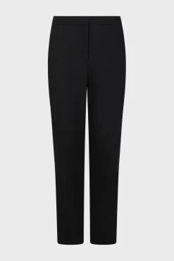 Pantalon Droit 7/8 Uni Noir - Causette