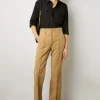 Pantalon En Chevre Velours Sable - Josepha