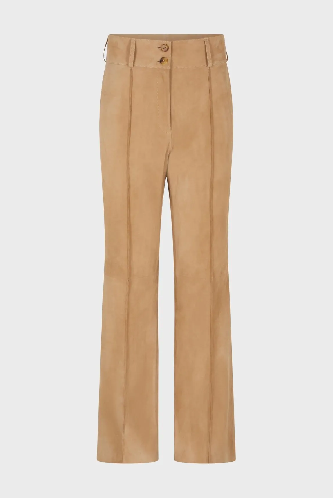 Pantalon En Chevre Velours Sable - Josepha