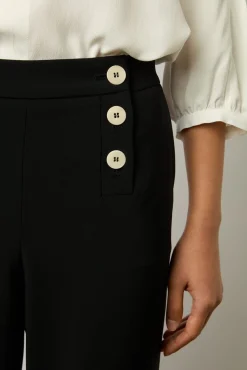 Pantalon Large A Pont Marine - Cassandre