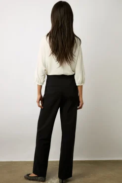 Pantalon Large A Pont Marine - Cassandre