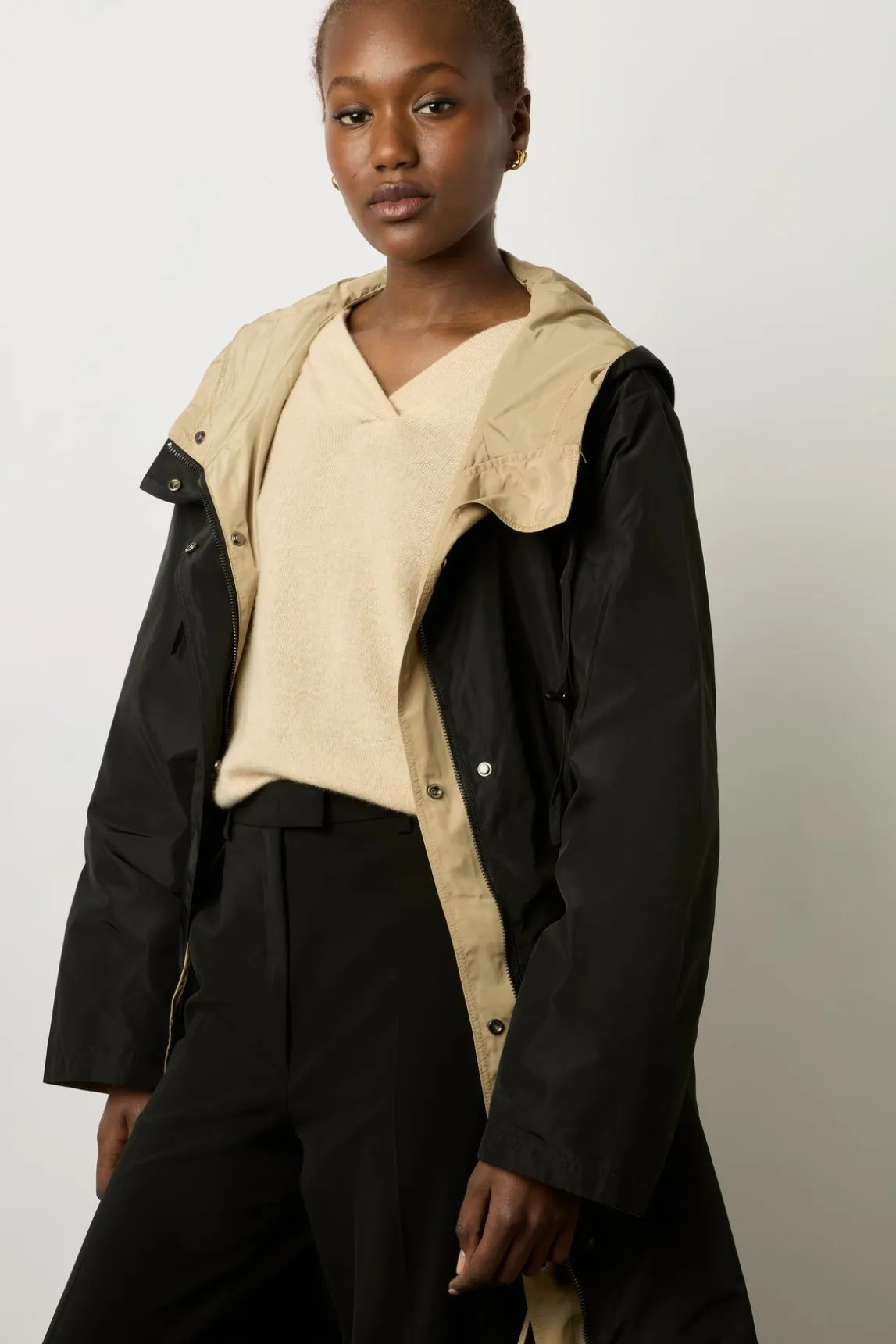 Parka Reversible A Capuche - Safira