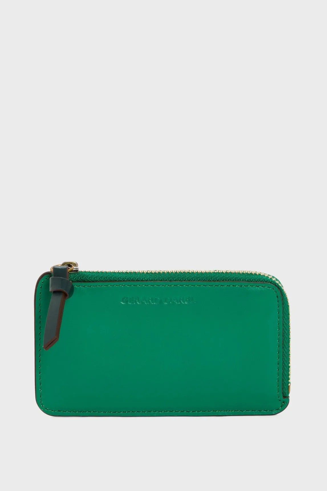 Porte Carte En Cuir Vert - Cardholder