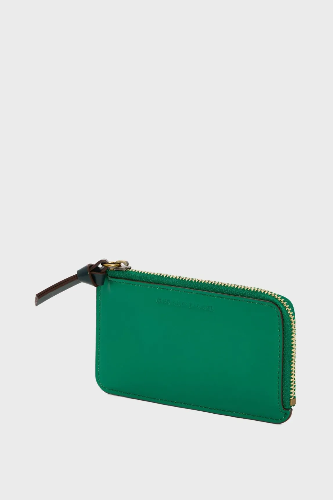 Porte Carte En Cuir Vert - Cardholder