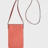 Porte Telephone Cuir Abricot - Ladyphone