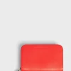 Portefeuille En Cuir Femme Rouge Mini Wallet