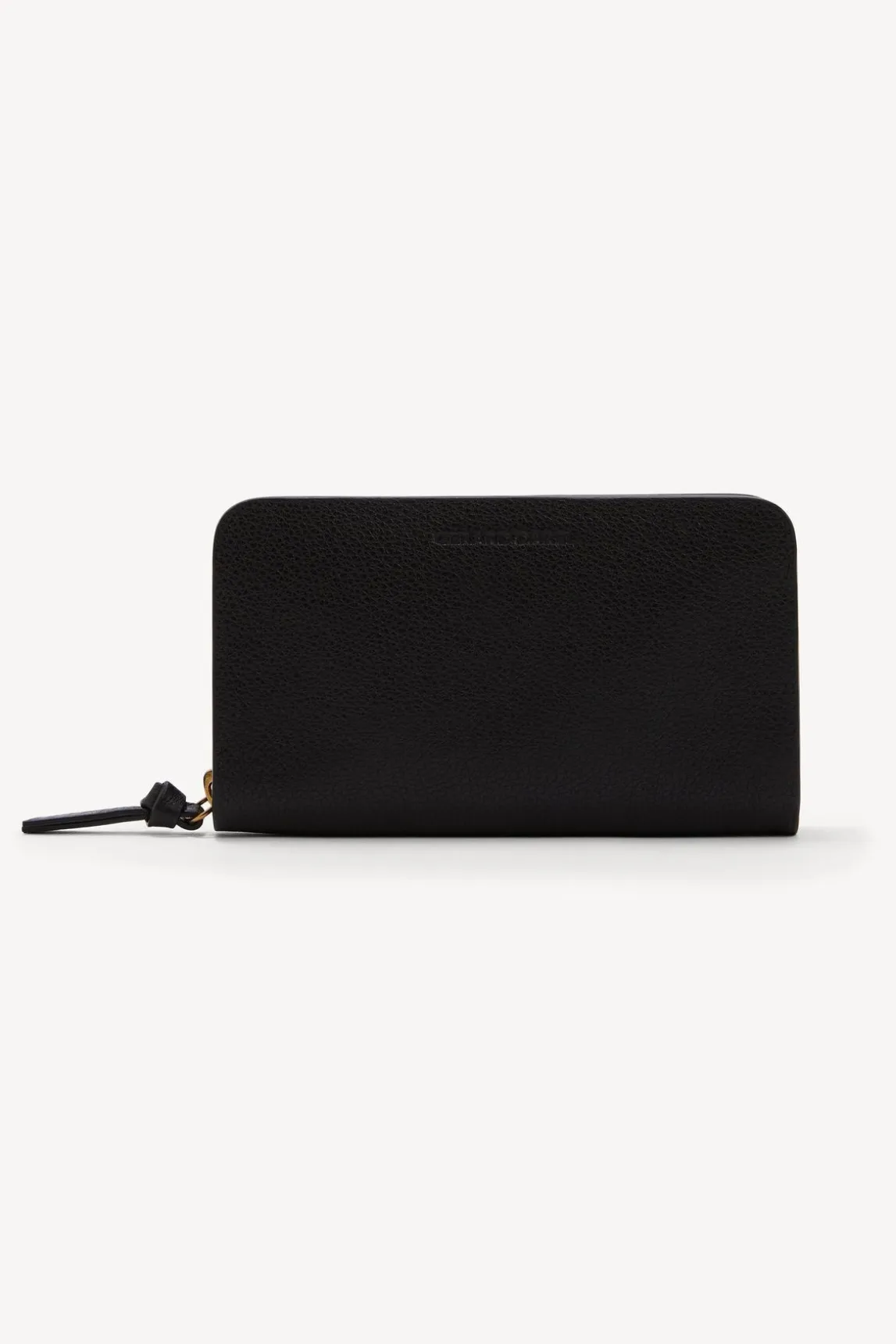 Portefeuille En Cuir Graine Noir - Wallet