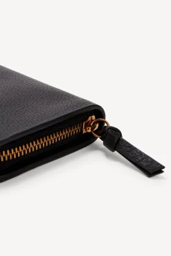 Portefeuille En Cuir Graine Noir - Wallet