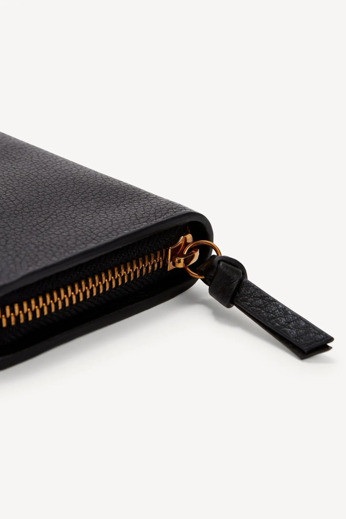 Portefeuille En Cuir Graine Noir - Wallet