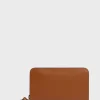 Portefeuille En Cuir Lisse Cognac - Wallet