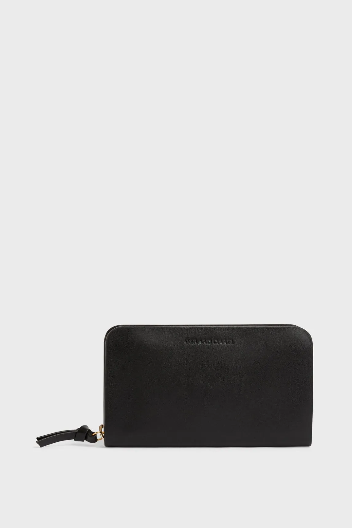 Portefeuille En Cuir Lisse Noir - Wallet